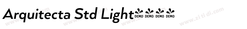 Arquitecta Std Light字体转换